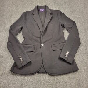 Ralph Lauren Purple Label Double Knit Jersey Cardigan Jacket Womens Medium $1290